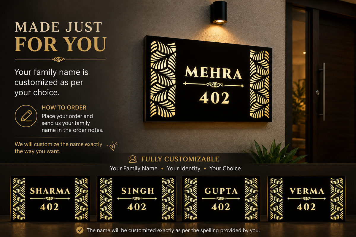 Customized Name plate