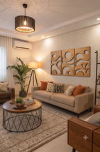 Abstract Wooden Wall Art Panel