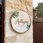 Premium Custom Acrylic Name Plate – Elegant Entrance Décor