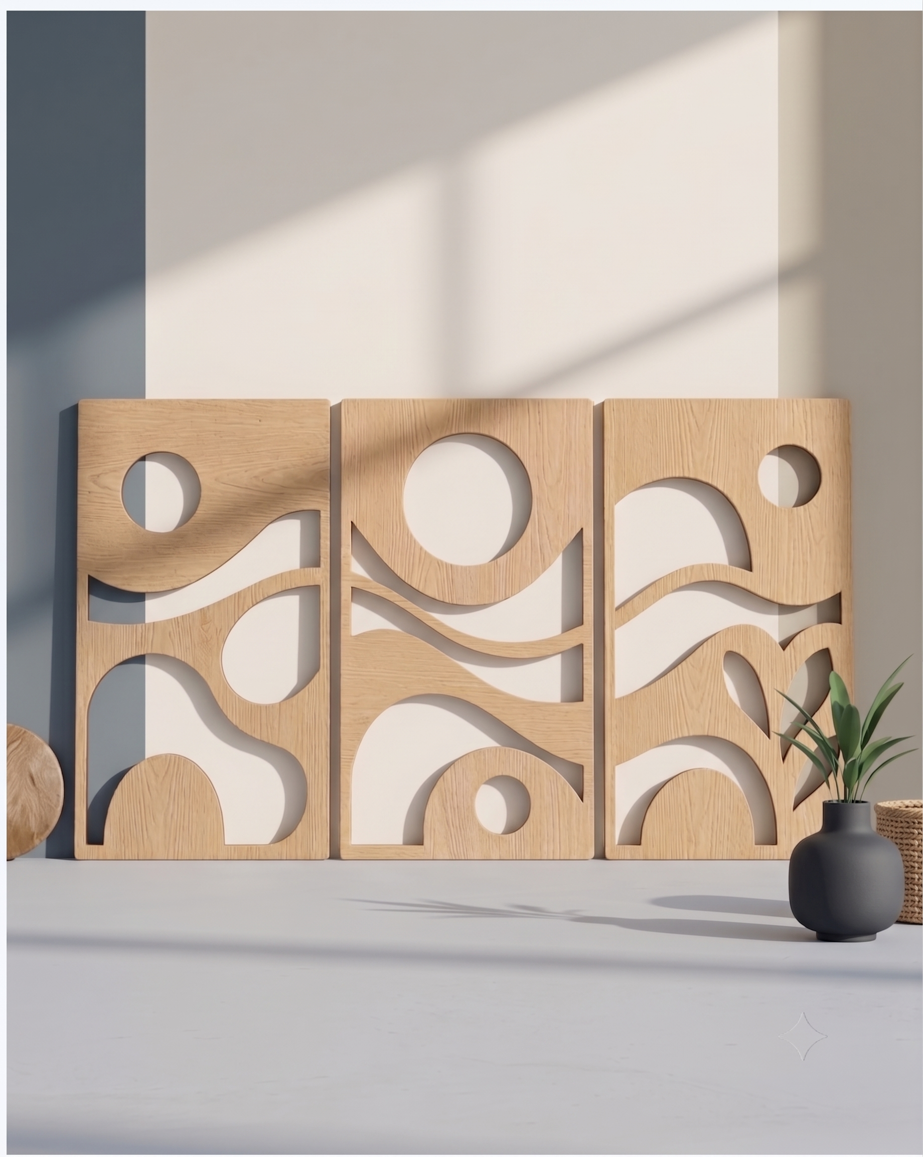 Abstract Wall Art Print on Textured Paper